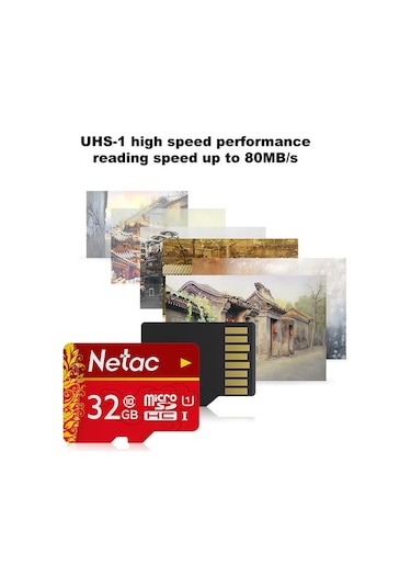 Springsun Netac Tf Güvenli Dijital Bellek Kartı U1 C10 Trafik Kaydedici İzleme Kamerası Cep Telefonu Depolama Kartı 32gb