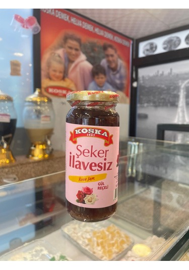 Koska Şeker İlavesiz Gül Reçeli 270 Gr Koli 12 Adet