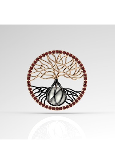 Gerçek Istiridye Yakut Yaşam Inci Kolye Seti Aaa Kalite Akoya