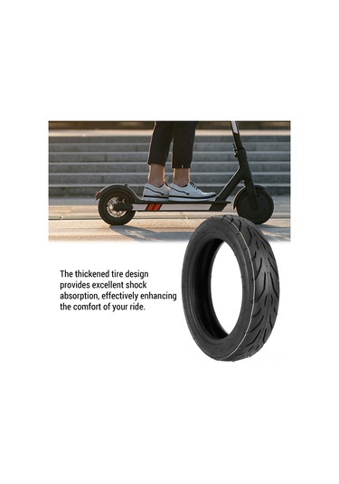 Yuntech01 9 Numara Kaykay F20/f25/f30/f40 İçin 10 İnç 10 2.125 Kalınlastırılmış Dayanıklı Lastik Seti Dış Lastik + İç Lastik Çok Renkli