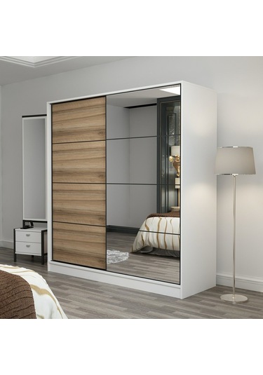 Minarmobilya Minar Kale210Y 2K Sürgülü Dlp 220G Cm - Byz Aynalı Dore