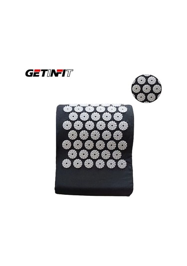 B-08 Getinfit Akupunktur Masaj Yastığı Yoga Masaj Yastığı Boyun Baş Stres Ağrısını Gidermek Masaj Yastığı Başak Yoga Yastık Glusnr Çok Renkli
