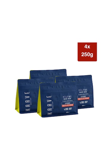 Kaave Roastery Mare Blue Filtre Kahve 4 x 250 G