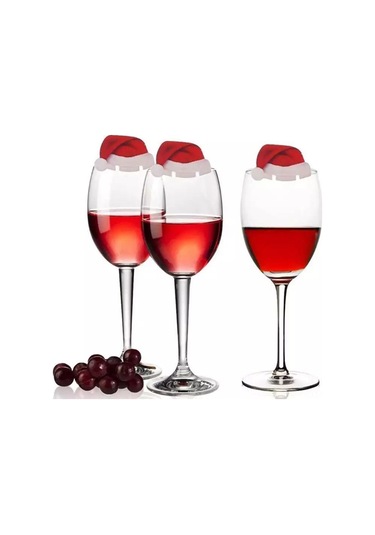 Reedark 10 Adet Şık Noel Bardak Kartı - Kişiselleştirilebilir Parti Dekorasyonu, Kağıt Malzeme, Çeşitli Tasarımlar