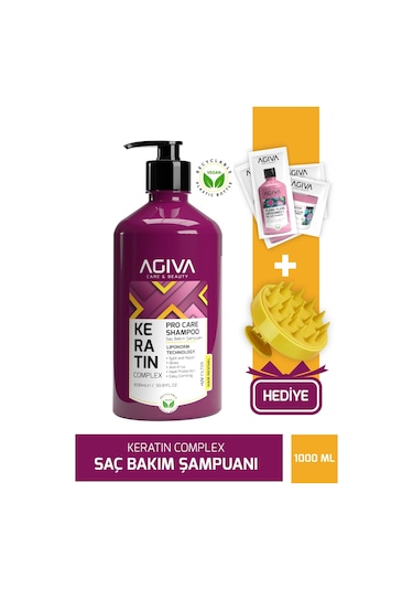 Keratin Complex Pro Care Onarıcı Ve Isı Koruyucu Saç Bakım Şampuanı-1000ml