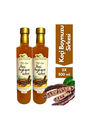 Keçiboynuzu Sirkesi 500 Ml - 2'li Paket Organik Doğal Fermantasyon