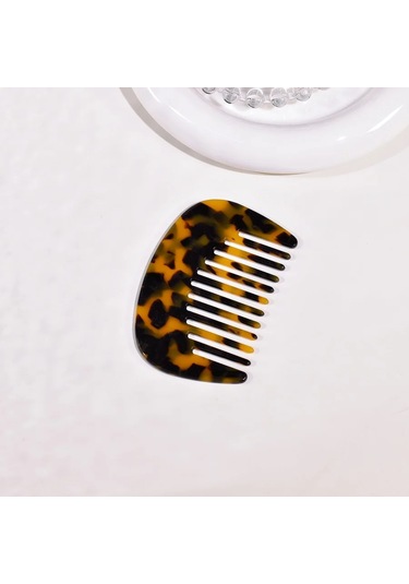 Snapbuy Kadınlar İçin Seyahat Tarak - Çok Renkli Asetik Asit Fransız Portatif Mini Tarak 1 Parça Çikolata Size Fits All