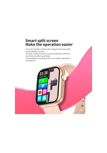 Geeroyoo JZR GY 1.83" Hd Dokunmatik IP67 Su Geçirmez 20+ Spor Modu Android İos Uyumlu Unisex Fitness Takipçi Akıllı Saat