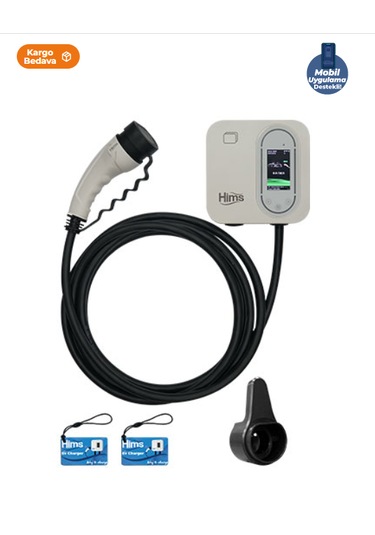 Hims Hcdkb-22 22kw Araç Şarj İstasyonu + 5 M Kablo