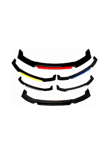 Jetta Lip 4 Parça Kırmızı / Tampon Eki