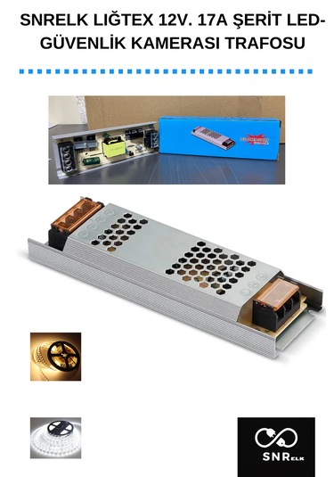 Snrelk 17a, Metal Adaptör 12v. 17a Slim Ş