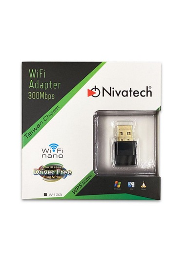 Nivatech W133 Wifi Adapter 300 Mbps