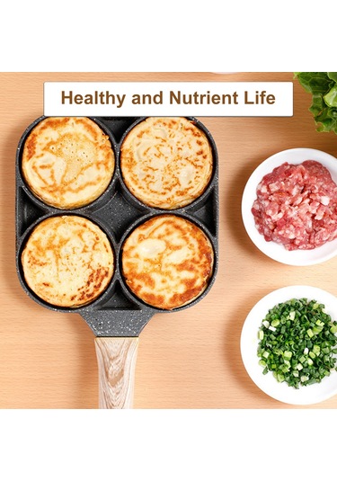 Dört Bölmeli Yumurta Kızartma Tavası Koyu Gri Diğer