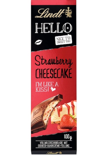 Lindt Hello Strawberry Cheesecake 100 G