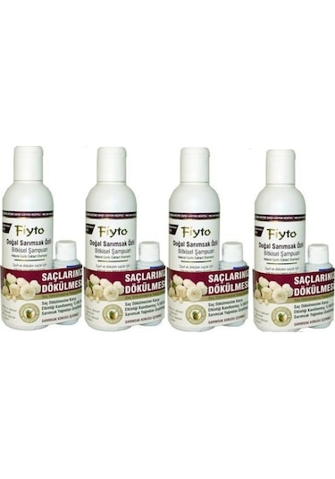 Fiyto Doğal Sarımsak Özlü Bitkisel Şampuan 4 x 500 ML