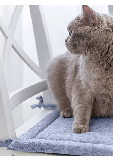 Loveme Sandalyeye 40x40 Kare Karoş Yorgan Astırı 160836207 Açık Mavi