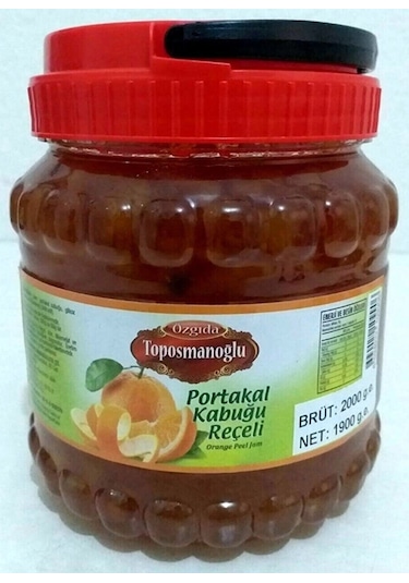 Özgıda Toposmanoğlu Portakal Kabuğu Reçeli 6 x 2 KG