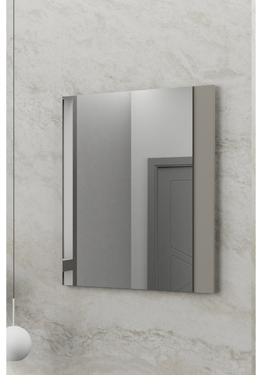 Biani Fix Maxila 60 cm Banyo Dolabı,Seramik Lavabolu, Aynalı,Lavabo Dahil,Mdf,Latte Biani Fix Maxila 60 cm Banyo Dolabı,Seramik Lavabolu, Aynalı,Lavabo Dahil,Mdf,Latte