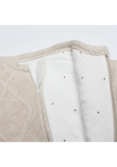 Bistyle Baby İn Swadding Triko Kundak 75108 Bej Bej