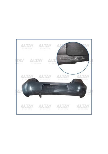 Tampon Yaris Arka 2006-2009 Bantsız Tıp Hasarlı Oem No:521590d976