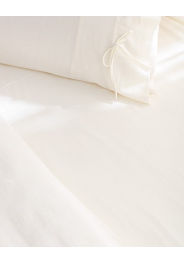 Madame Coco Relief King Size %100 Pamuk Bağlamalı Nevresim Takımı - Ekru/haki Çok Renkli