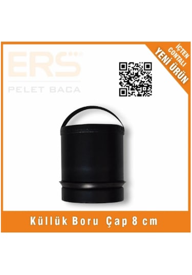Ers Baca Küllük - Pelet Baca 8 Cm Ø 80 Mm