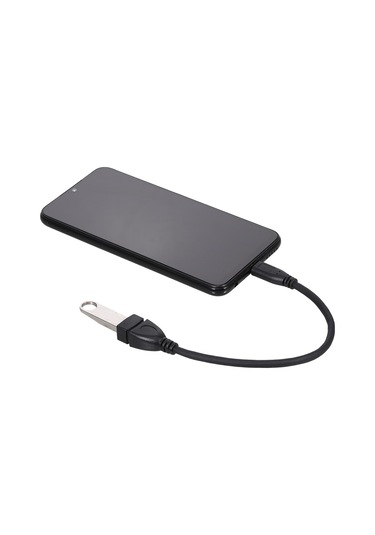 Springsun Usb3.0 Type-c Dönüştürücü Kablosu - Otg Fonksiyonlu, 25cm Siyah, Cep Telefonu Ve Tablet Uyumlu