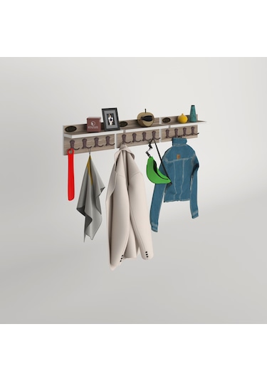 Kenzlife Elbise Askılığı Karayemiş3 Crd 26 114 12 Vestiyer Portmanto Askı Askılık 12 Adet Askı Ahşap