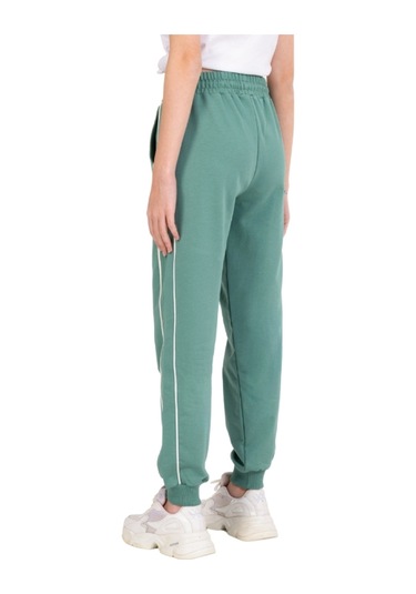 Kız Çocuk Eşofman Alt 2 İplik-yanları Çift Biyeli Ve Cepli 8-16 Yaş 12400 Su Yeşili