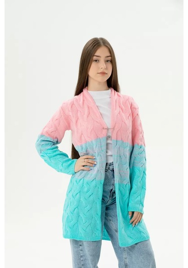 Dvora Uzun Baharlık Kardigan 10946089 Pembe