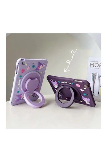 Samsug Galaxy Tab A9 8.7 İnç X110 X115 Uyumlu Kuromi Askılı Kılıf