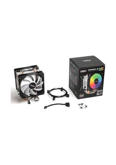 Dark Freezer X123 Duo 12cm Intel Amd Uyumlu 4pin Pwm Bağlantılı