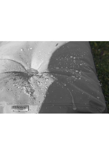 Dış Ve Iç Mekan Palet Bahçe Balkon Havuz Başı Yat Minderi Koltuk Minderi Sırt Gri