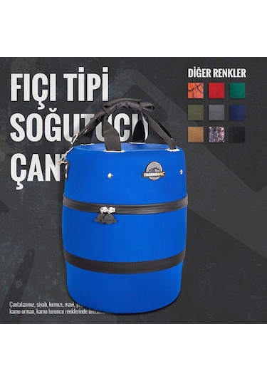 Thermobag Fıçı Tipi Soğutucu Termos Çanta Buzluk 14 Lt