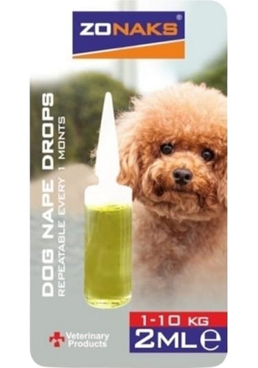 Zonaks 1- 10 KG Köpek Bit Pire Ense Damlası 2 ML