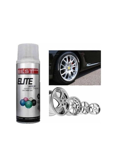 Best 400 ML Elite Jant Boyası Gümüş Gri Boya Gri