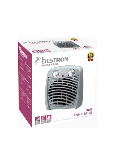 Bestron Fanlı Isıtıcı 2000 W Termostatlı Devrilme Korumalı