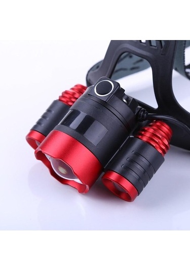 Novahub Süper Parlak 3 T6 Led El Feneri, 2x18650 Pil, Usb/ac Şarj, Kamp/avcılık İçin, Çok Renkli Option E Çok Renkli