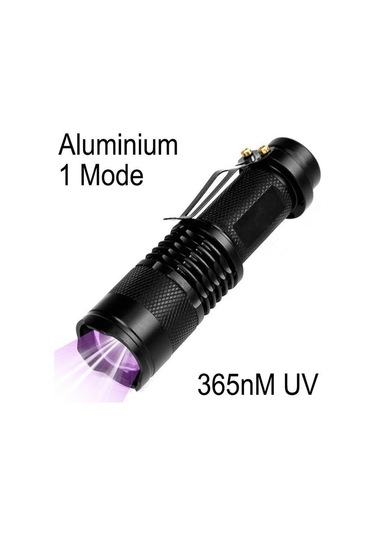 Ultra Violet Led El Feneri Blacklight Işık 395/365nm Muayene Lambası Meşale Işığı Uv Lamba Zumlanabilir 3 Modu Ultraviyole Lamba 365nm Uv Torch Siyah