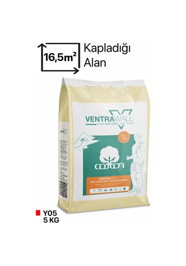 Ventrawall Isı Ve Ses Yalıtımlı Sarı Doğal Taşlı Boya Y05-5kg