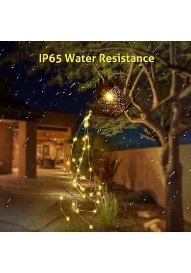 Dofolink B Tipi Güneş Enerjili Sulama Kabi Işıklı Dekorasyon - 36 Led, Ip65 Su Geçirmez, 600mah Şarjlı Pil, Islak Kontrol, Halka İle Teslim Diğer