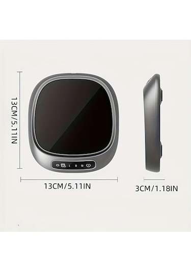 Fastbuy Turcoshop11 Akıllı Usb Isıtma Pedi, 3 Sıcaklık Ayarı, Kahve Süt Isıtıcı, Gri Renk, Uygun Herkes İçin