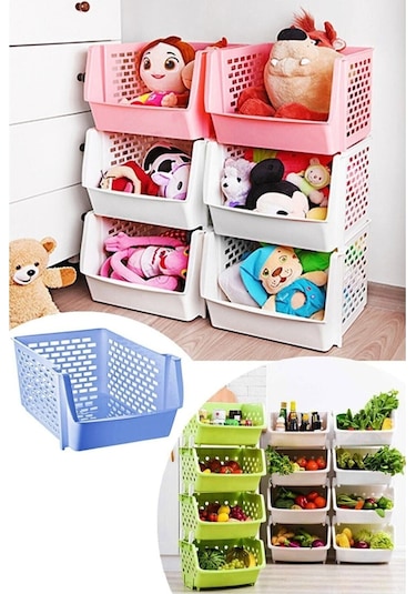 Bayev 5 Katlı Ayrılabilir Banyo Mutfak Rafı Toparlayıcı Buzdolabı Organizeri Beyaz