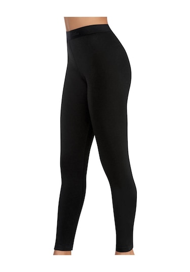 Bonbonetti Bonbonetti Kadın Siyah Termal Alt Tayt SiYAH