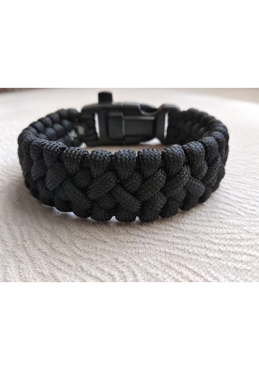 Paracord Survival Tarz Bileklik Çok Renkli