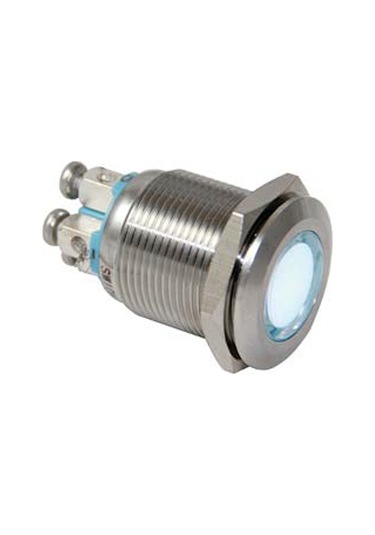 19 Mm Sinyal Lambası Rgb Ip67 24v Kırmızı