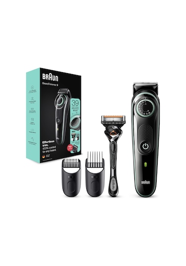 Braun BT 3341 Ayarlanabilir Taraklı Saç & Sakal Şekillendirici + Gillette