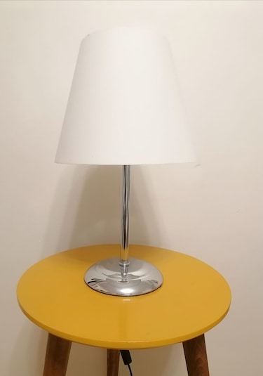 Riolight Retro22,rustik,vintage Krom Gövde Kumaş Başlık 1xe27 Duy