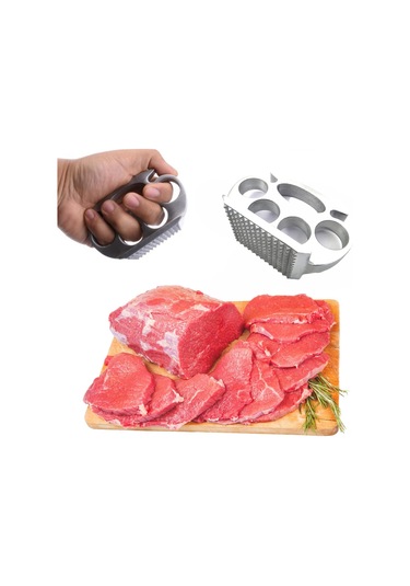 Geeroyoo Alüminyum Et Çekiç - Çift Uçlu, Pratik Ve Etleri Mükemmel Yumuşatır