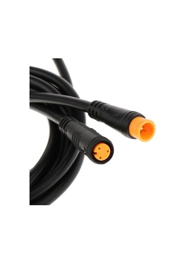 Suntek Elektrikli Bisiklet Uzatma Kablosu Tel 2pin 3-pimli Siyah